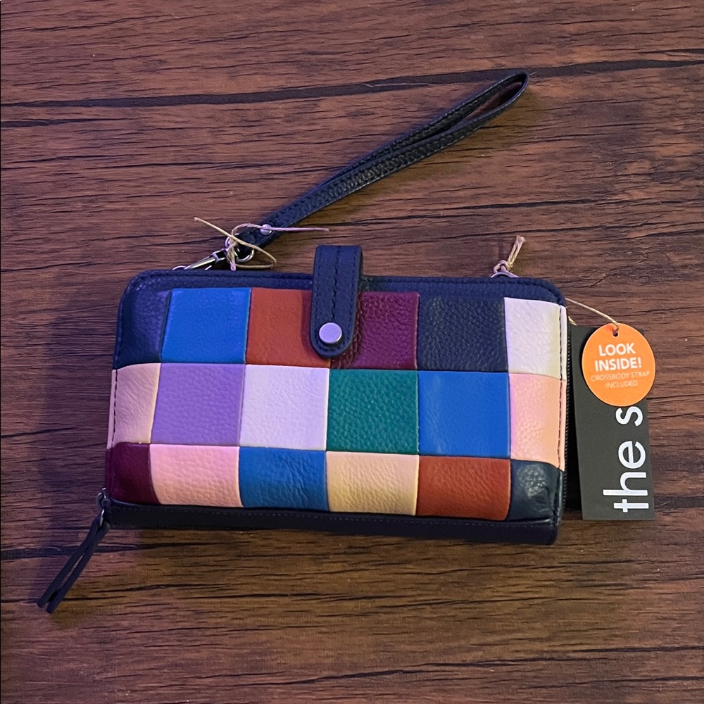 The Sak Colorful Patchwork Wristlet